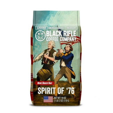 Black Rifle Coffee Company Spirit of 76  Medium Roast Ground Coffee  18 OZ Bag