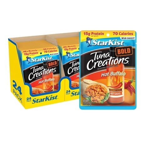 StarKist Tuna Creations BOLD Hot Buffalo KKS1 Style  2.6 Oz  Pack of 24