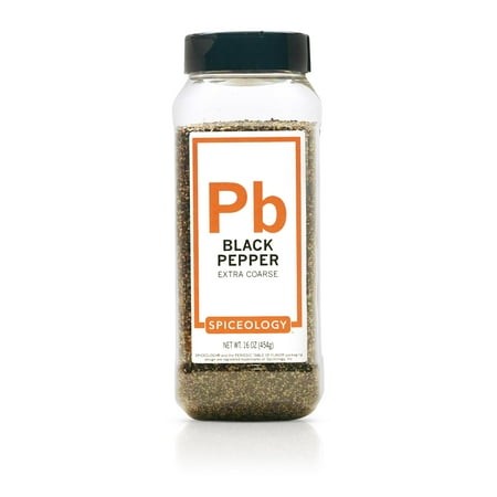 Spiceology - Extra Coarse Ground MDA05 Black Pepper - Bulk Pepper for Home Cooks  Chefs  and Professional Kitchens - 16 Oz