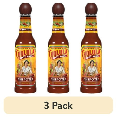 (3 Pack) Cholula Chipotle Hot Sauce  5.0 Fl Oz Bottle
