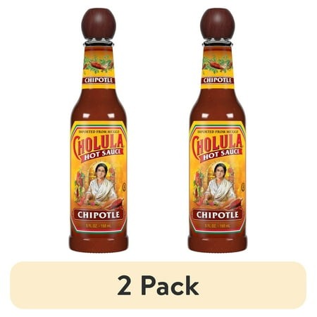(2 Pack) Cholula Chipotle Hot Sauce  5.0 Fl Oz Bottle