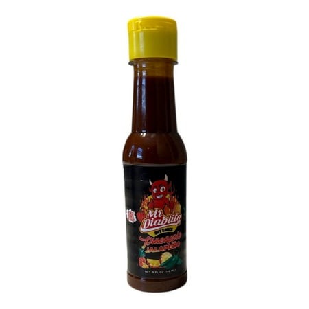 Mr. Diablito Pineapple Jalapeno Hot Sauce 5 Fl Oz