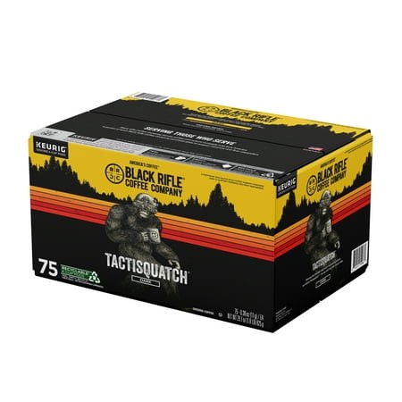 Black Rifle Coffee Company Tactisquatch K-Cup Coffee Pods  Dark Roast  75ct