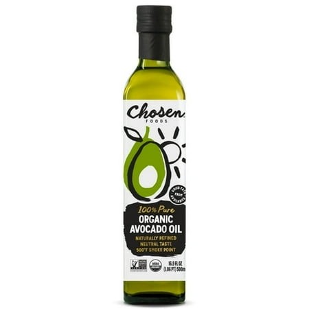 Chosen Foods 100% Pure Organic Avocado Oil 16.9 Fl Oz - 2 Pack