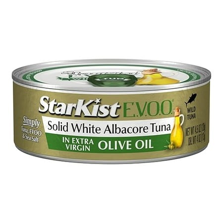 StarKist E.V.O.O. Solid White Albacore Tuna in Extra Virgin Olive Oil  4.5 Oz