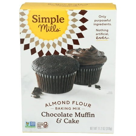 Pack of 6 Simple Mills Muffin & Cupcake Mix Chocolate 11.2 Oz