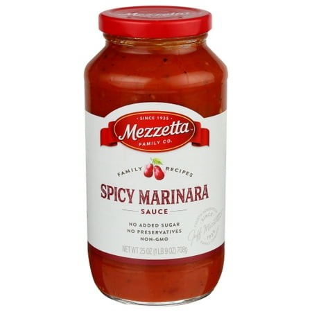 (Pack of 6) Mezzetta Spicy Marinara Sauce 25 Oz