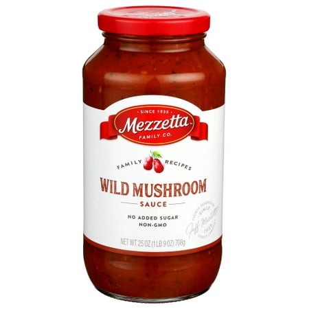 (Pack of 6) Mezzetta Sauce Pasta Wild Mushroom 25 Oz
