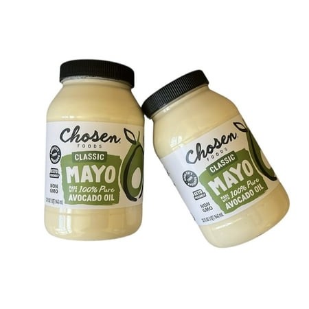 Chosen Foods Avocado Oil Classic Mayo  32 Fl Oz (Pack of 2)