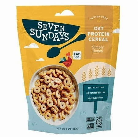 (4 Pack) Seven Sundays - Gluten Free  Simply Honey Oat Protein Cereal  8oz