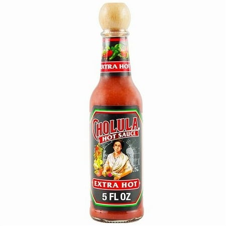 Cholula Hot Sauce  Extra Hot  Product of Mexico  Blend of Arbol & Piquin Peppers for Bringing Extra Hot Heat to Tacos  Eggs  Pizza and More  5 Fl Oz