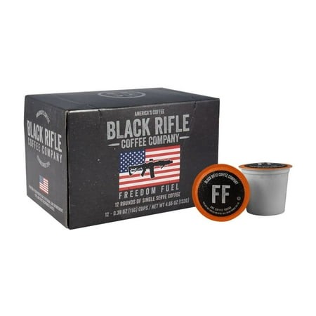 Black Rifle Coffee Company Freedom Fuel  12 Count  Dark Roast K Cups - Single Serve K Cups Coffee Pods - Kcup Pods Compatible with Keurig 1.0 & 2.0 - 