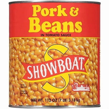 Showboat Pork & Beans in Tomato Sauce  112 Oz