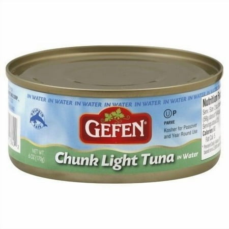 (Pack of 48) Gefen Light Chunk Tuna in Water 6 Oz