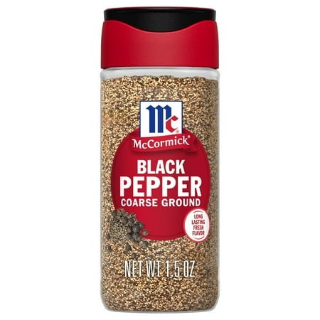 Pack of 2 McCormick Coarse Ground Black Pepper  1.5 Oz (Package May Vary)