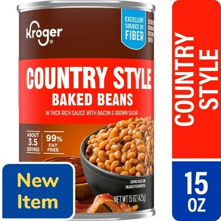 KR Country Style Baked Beans with Bacon and Brown Sugar  15 Oz