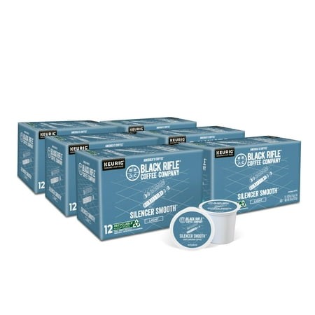 Black Rifle Coffee Company Light Roast K Cups - Single Serve K Cups Coffee Pods - Kcup Pods Compatible with 1.0 & 2.0 - Made from Pure Arabica Beans (