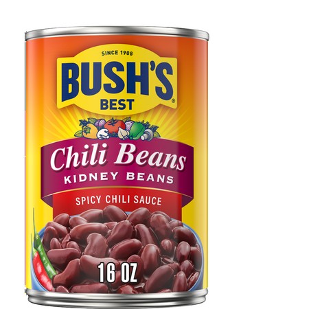 Bush SPICY CHILI BEANS 16 Oz  Pack of 1