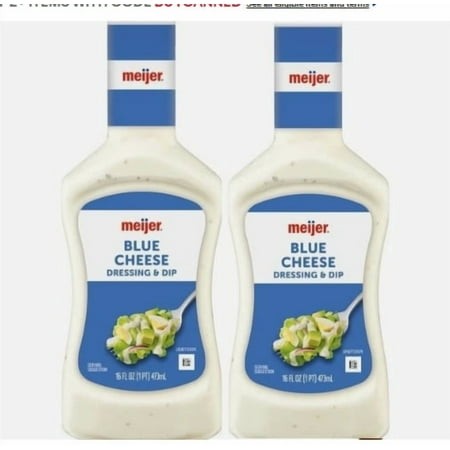 Blue Cheese Dressing  2 Bottles  16 Oz