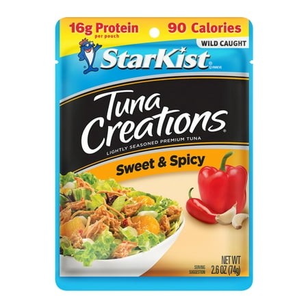 (4 Pack) StarKist Tuna Creations  Sweet and Spicy  2.6oz Pouch