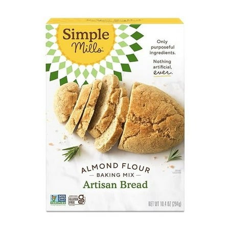 1x Simple Mills Almond Flour Baking Mix  Artisan Bread Mix - Gluten Free  Plant Based  Paleo Friendly  10.4 Ounce (Pack of 1)