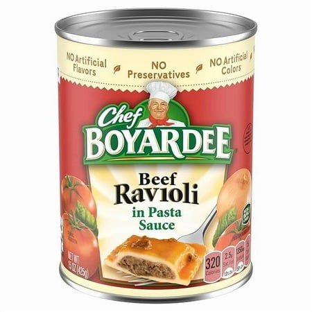 2-Pack Chef Boyardee Beef Ravioli  15 Oz