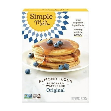 Pack of 1 Simple Mills Almond Flour Pancake Mix & Waffle Mix  Gluten Free  Made with Whole Foods  (Packaging May Vary)  10.7 Ounce (Pack of 1)