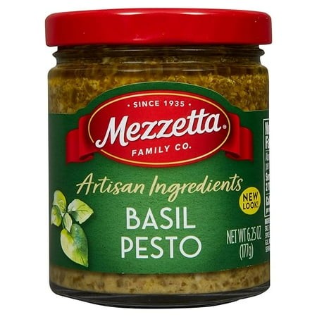 Pack of 1 Mezzetta Basil Pesto Sauce  6.25 Ounce
