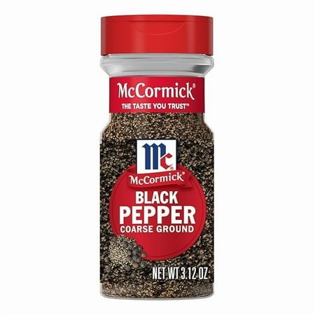 1x McCormick Coarse Ground Black Pepper  3.12 Oz