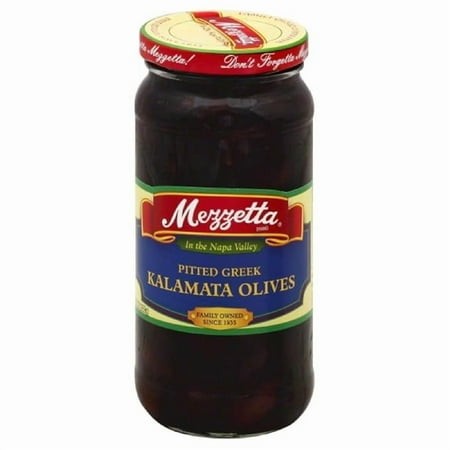 1x Mezzetta Kalamata Olives  Pitted  9.5 Ounce