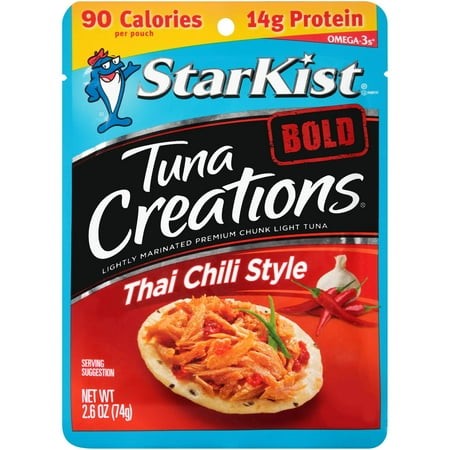 (24 Pack) StarKist Tuna Creations Bold Thai Chili Style  2.6 Oz Pouch