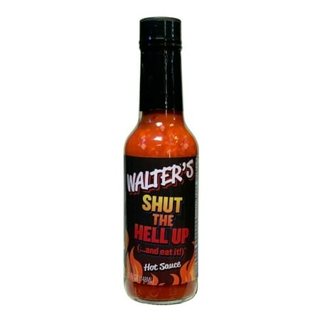 Jeff Dunham - Walter S Shut the Hell up (and Eat It!) Hot Sauce | Habanero and Garlic (5 Fl Oz)