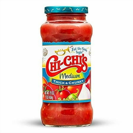 Chi-Chi S Salsa Medium Thick & Chunky  16 Ounce (Pack of 12)