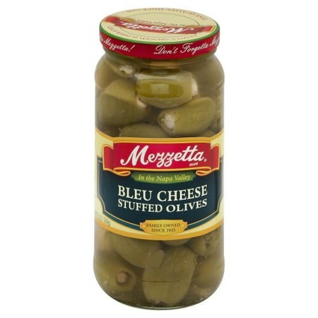 (Pack of 6) Mezzetta Olive Stuffed with Bleu Cheese 9.5 Oz