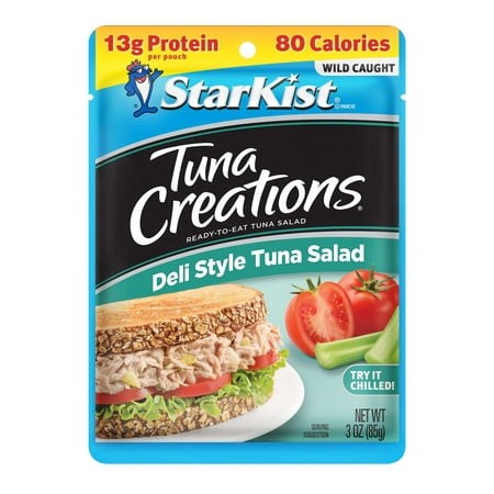 (24 Pack) StarKist Tuna Creations  Deli Style Tuna Salad  3 Oz Pouch