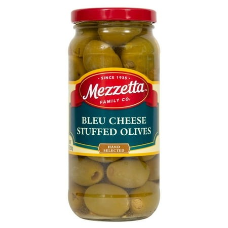 Mezzetta Bleu Cheese Stuffed Olives 9.5 Oz (Pack of 6)