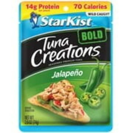 (6 Pack) StarKist Tuna Creations  BOLD Jalapeno  14g Protein  2.6 Oz Pouch