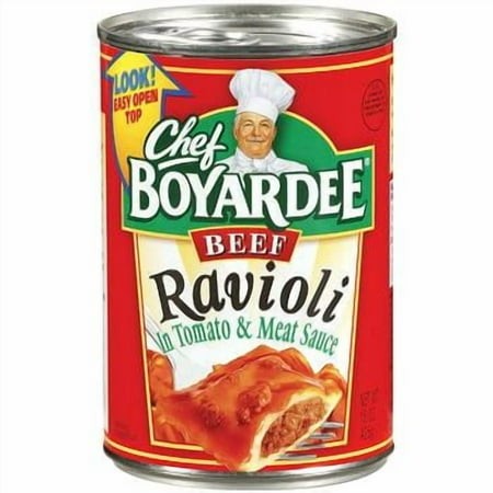 Chef Boyardee  Beef Ravioli Can  Count 1 - Spaghettis & Pasta / Grab Varieties & Flavors