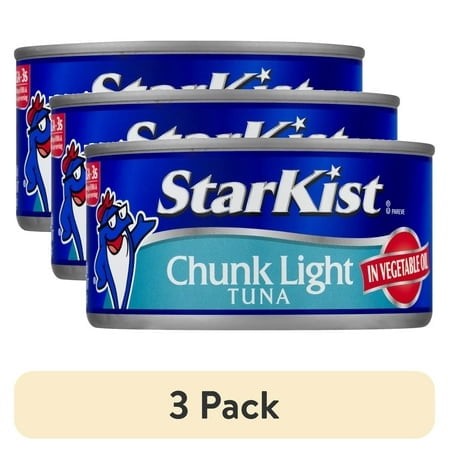 (3 Pack) StarKist Chunk Light Tuna in Oil  12oz Can
