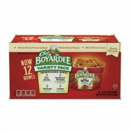 Chef Boyardee Variety Pack 7.5 Oz.12 Count.pack of 2