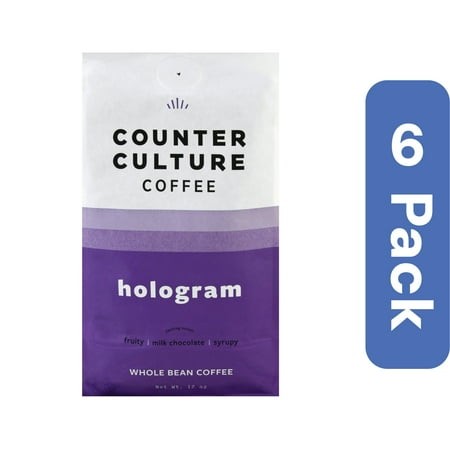 Counter Culture Hologram Whole Bean Coffee 12 Oz (Pack of 6)