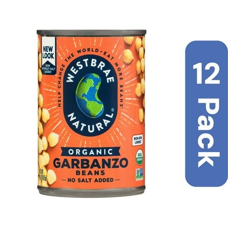 Westbrae Organic Garbanzo Beans 15 Oz (Pack of 12)