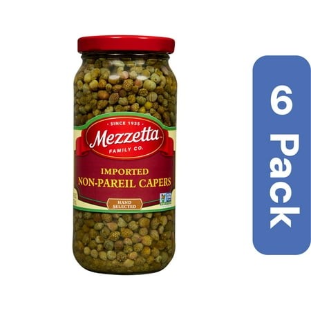 Mezzetta Non-Pareil Capers 16 Oz (Pack of 6)