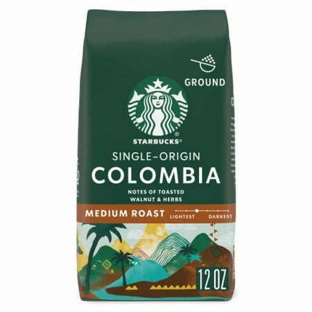 2X-Starbucks Colombia Medium Roast Ground Coffee - 12 Oz