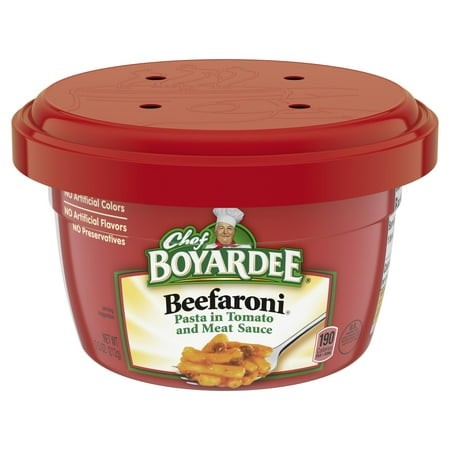 Chef Boyardee Beefaroni Pasta in Tomato and Meat Sauce  7.5 Oz  (Pack of 2)
