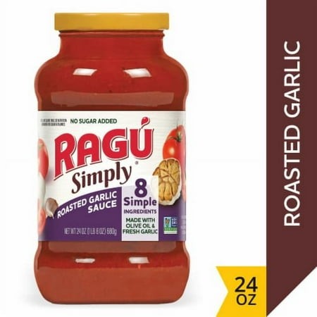 2X-Ragu Simply Roasted Garlic Pasta Sauce - 24 Oz