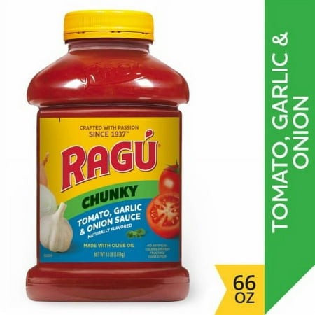 2X-Ragu Chunky Tomato Garlic & Onion Sauce - 66 Oz