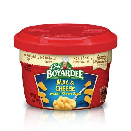 Chef Boyardee Mac & Cheese Pasta  7.5 Oz Tub  (Pack of 2)