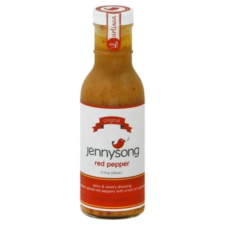 Jennysong Dressing Red Pepper 12 Fl Oz (Pack of 6)