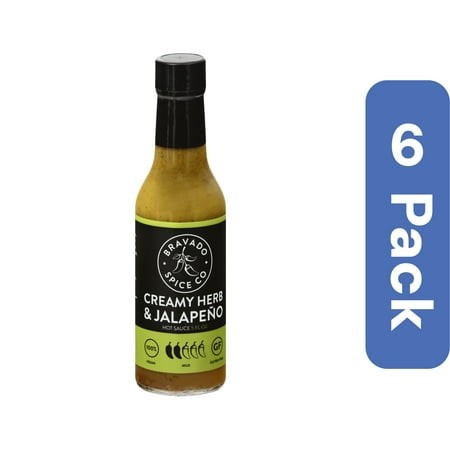Bravado Spice Sauce Hot Herb Jalapeno 5 Fl Oz (Pack of 6)